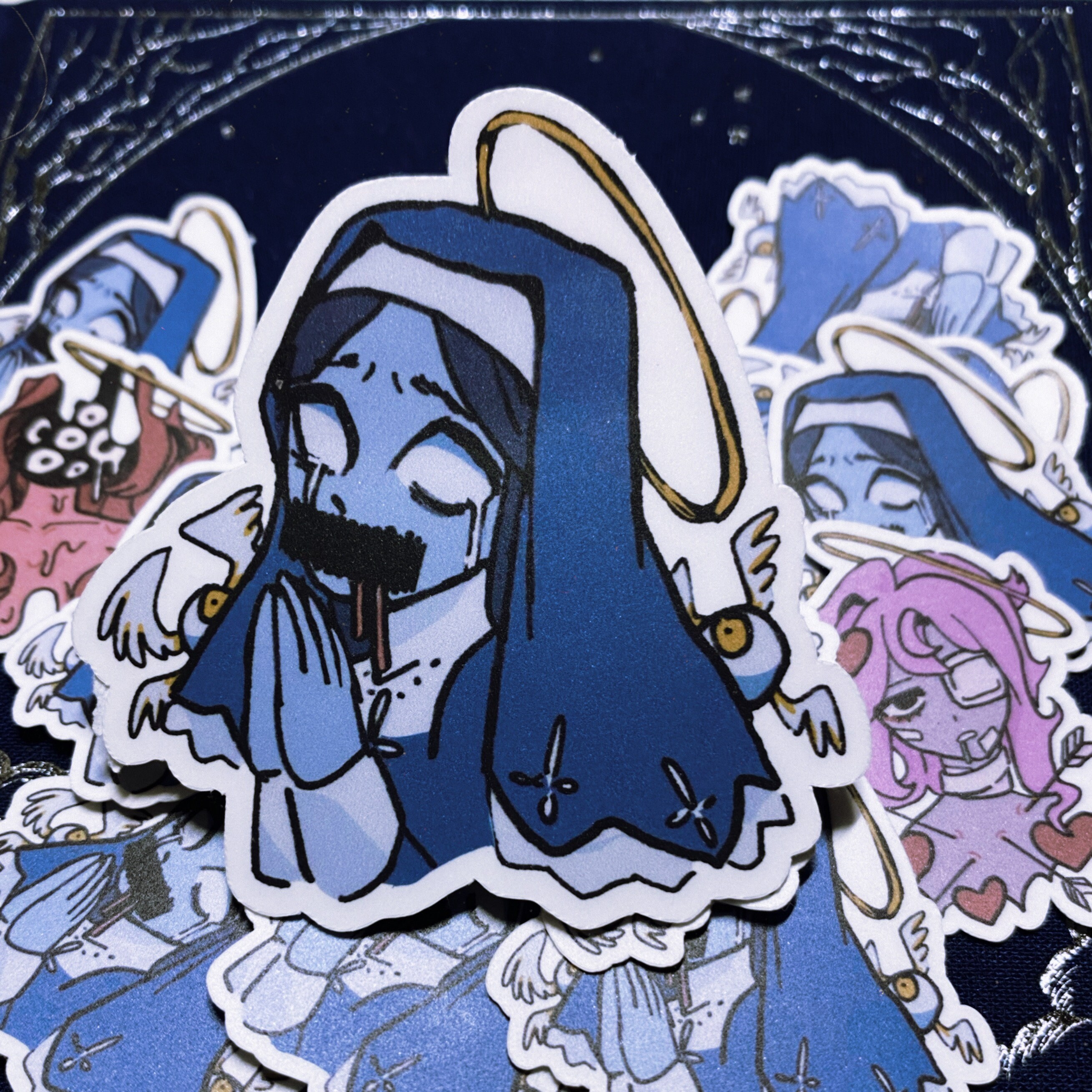 FEAR OF GOD | Fallen Angel Matte Sticker | Laminated Water Resistant ...