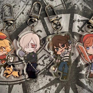 NEW Identity V VALE Acrylic Charms | Victor Grantz | Andrew Kreiss | Luca Balsa | Edgar Valden keychain - Updated Designs