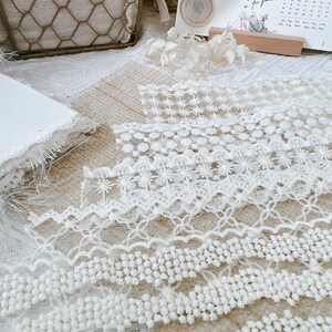 Lace Fabric Trim Embellishments Pack｜Craft Supplies