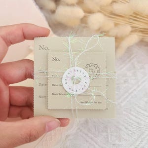 Journal Square Ephemera Notecard｜Craft Paper｜Cardstock Journal Collage