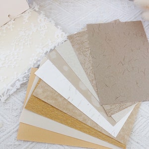 A6/A5 Mixed Paper Set ｜9 Colour｜Paper Inserts Journaling Craft Planner Notebook Junk