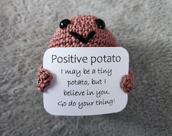 Positive Potato gehäkelt Amigurumi