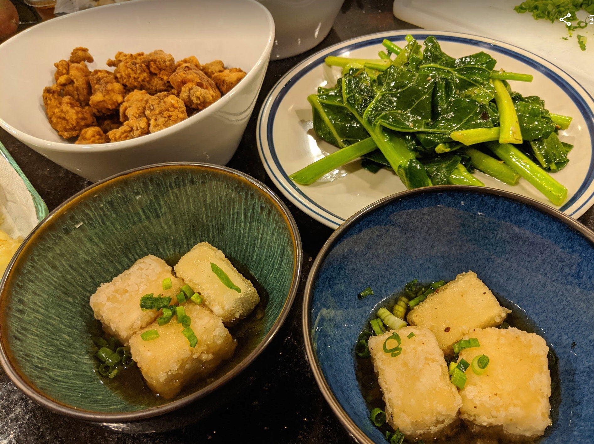 Fried Chicken and Tofu Etsy