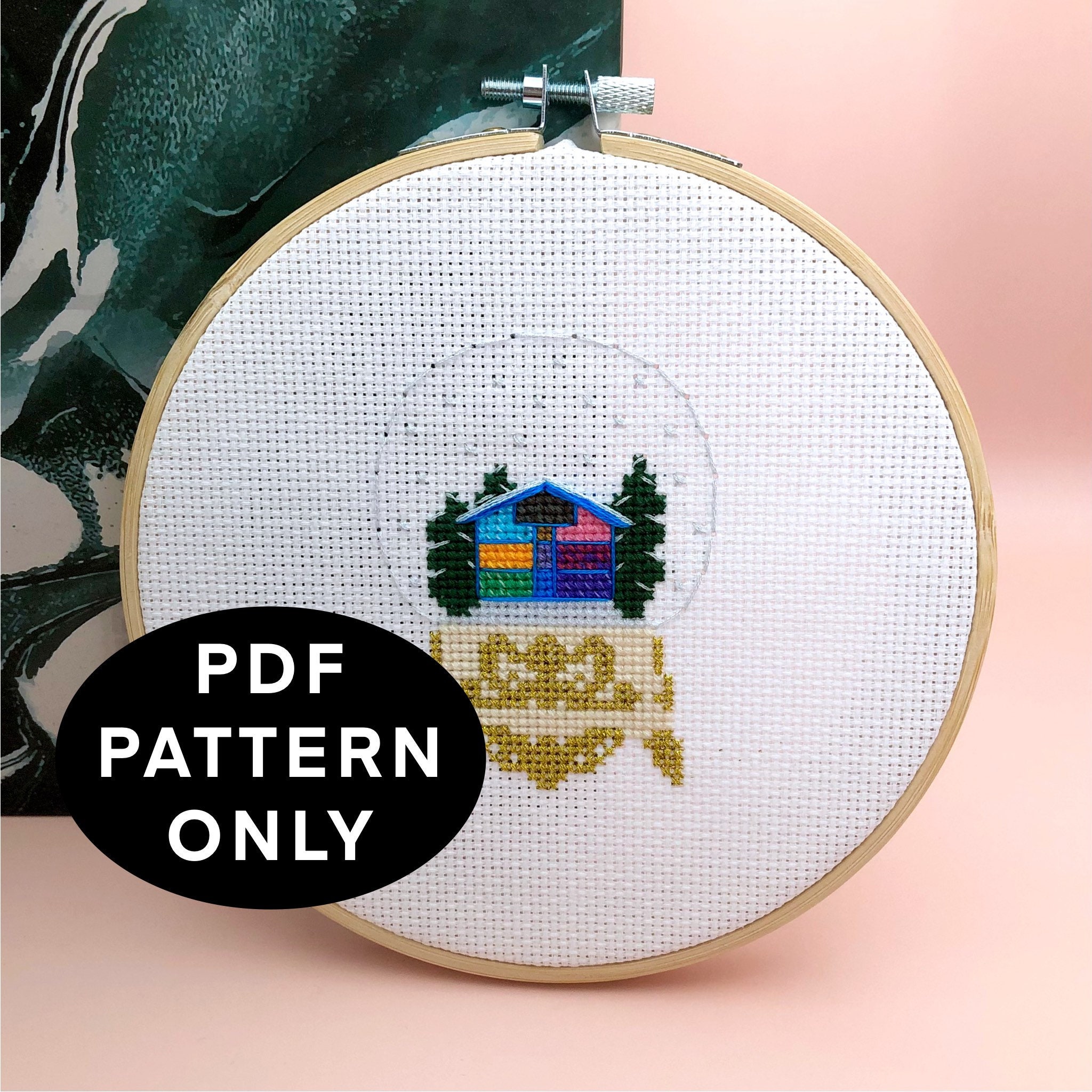 Let's Get Lost Cross Stitch Pdf/pattern 
