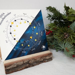 Lunar calendar 2024 for the handbag / postcard / 15 x 15 cm image 7