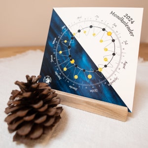 Lunar calendar 2024 for the handbag / postcard / 15 x 15 cm image 4