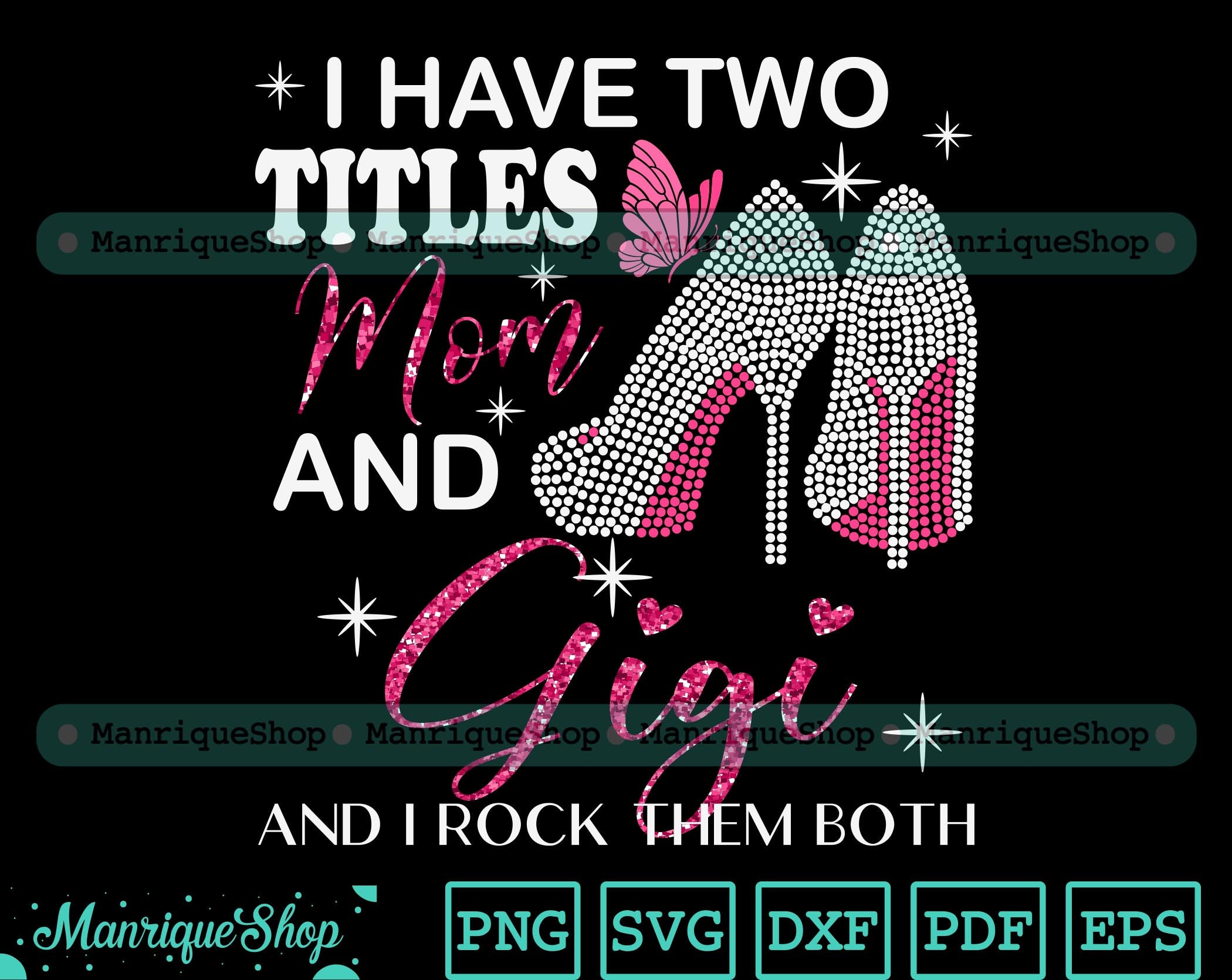 Download I Have Two Titles Mom And Gigi Svg Mom And Gigi Svg | Etsy