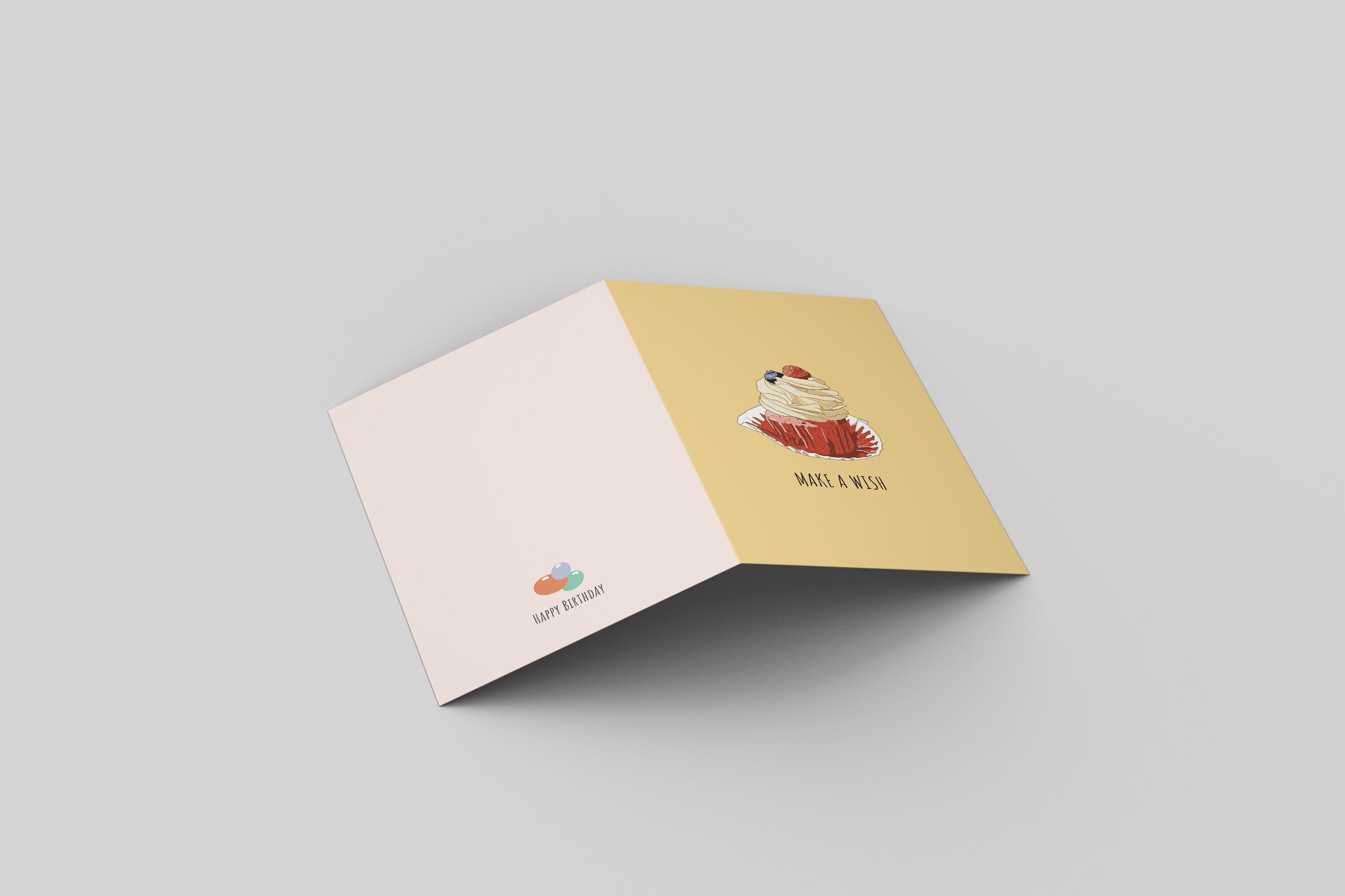 Printable Birthday Card, Digital Birthday Card, 5x7 Card, PDF Birthday ...