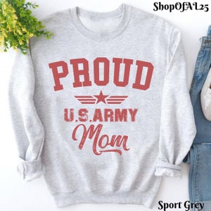 US Army Mom Crewneck Sweatshirt | Etsy 