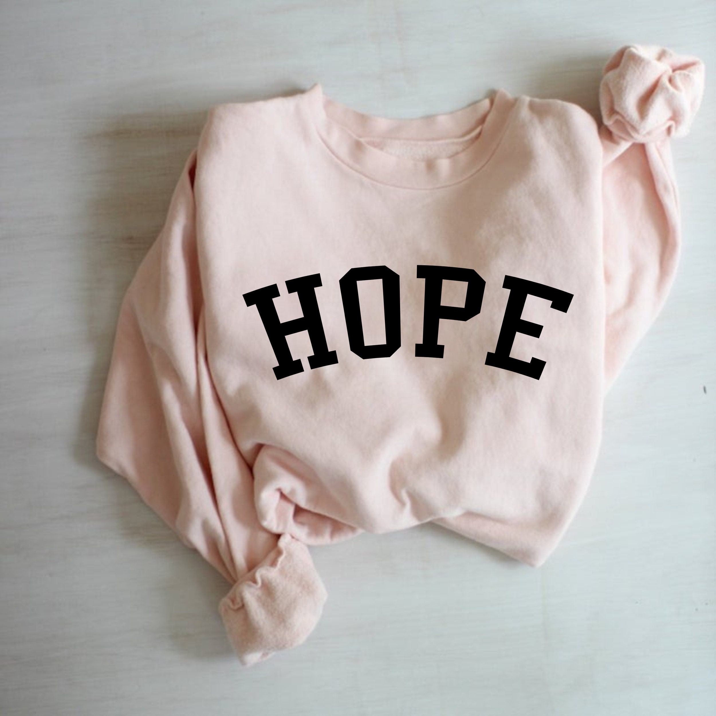 Hope Sweatshirt Christian Crewneck Sweatshirt Hope Sweater Etsy