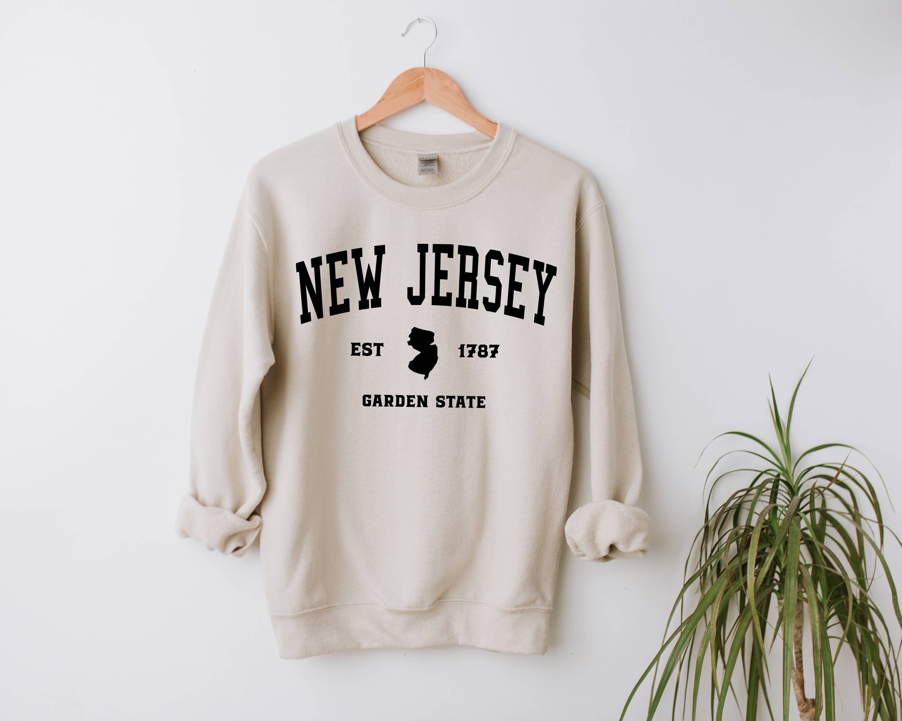New Jersey Crewneck - Etsy