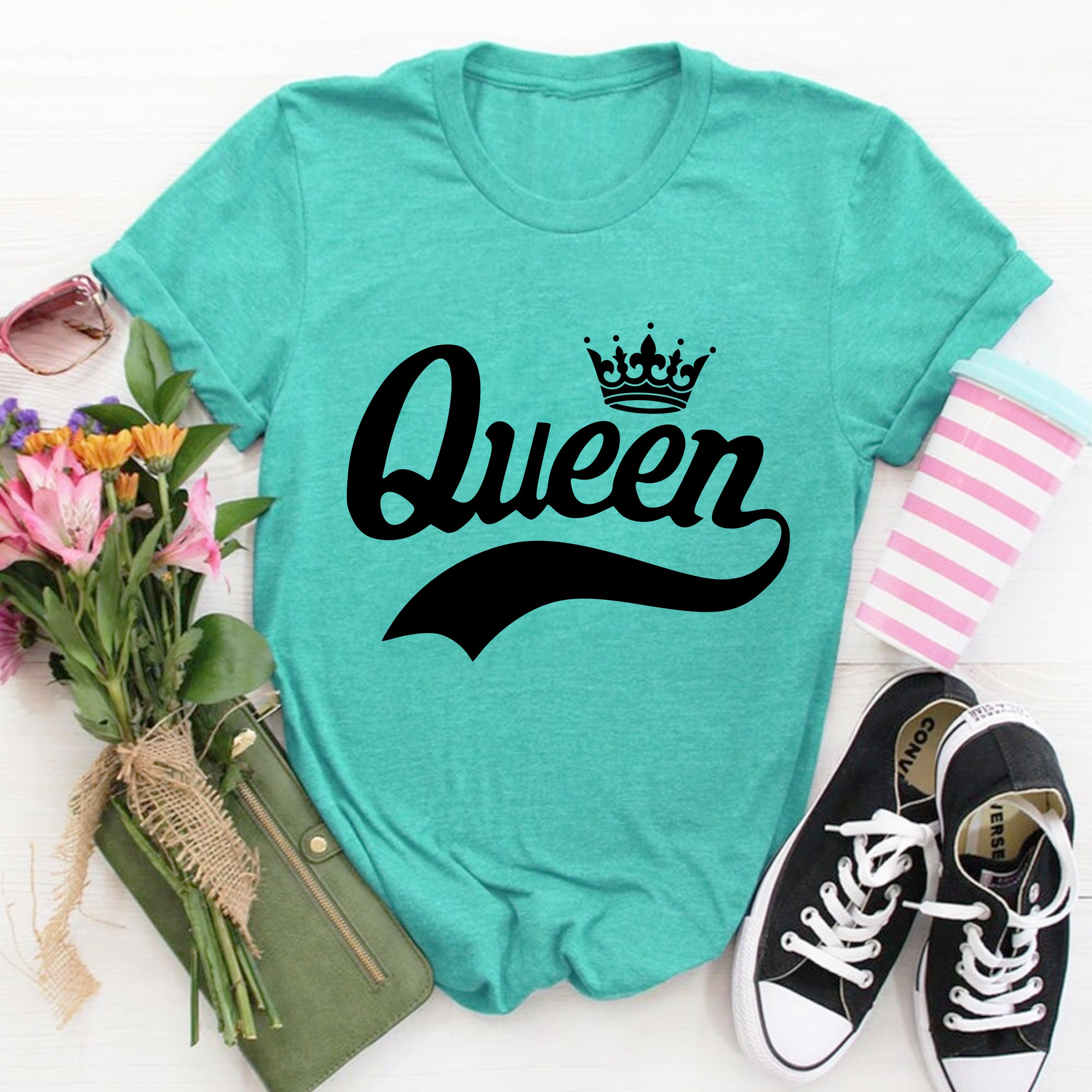 Queen Shirt Queen Shirt Birthday Queen Shirt Women Queen Etsy
