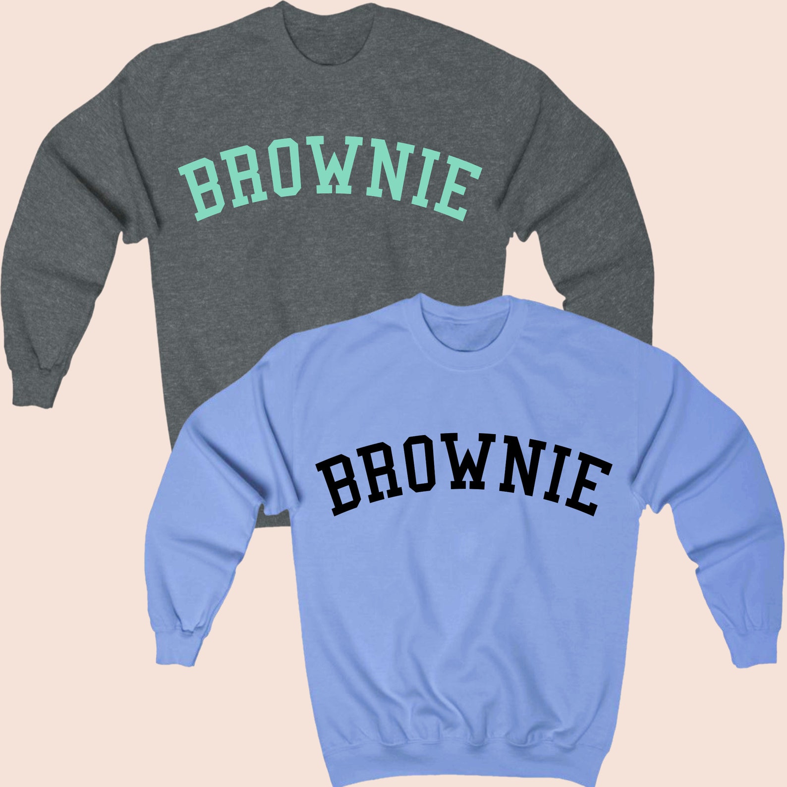 Brownie Sweatshirt Brownie Crewneck Sweatshirt Brownie | Etsy