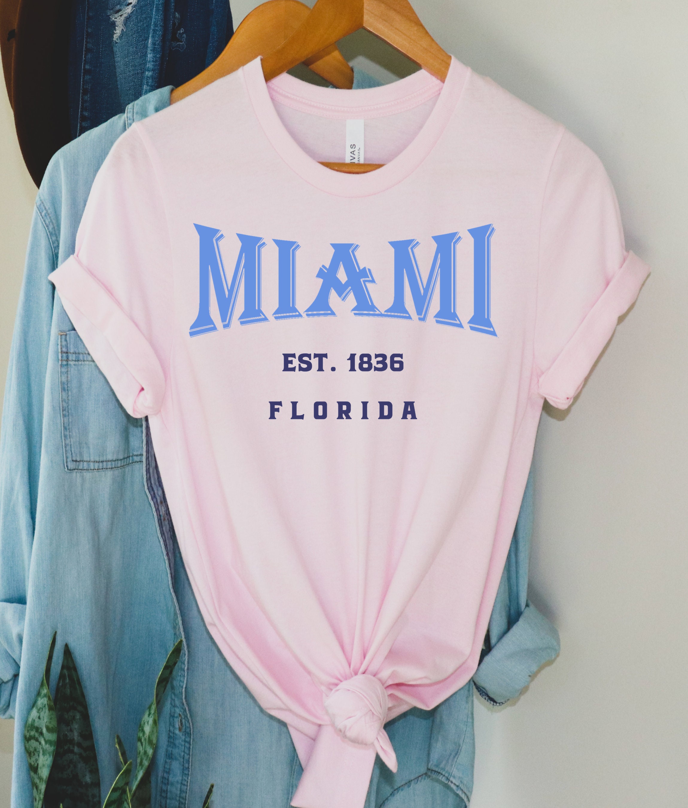 Miami TShirt Miami Shirt Miami Is Calling Shirt Cute Etsy