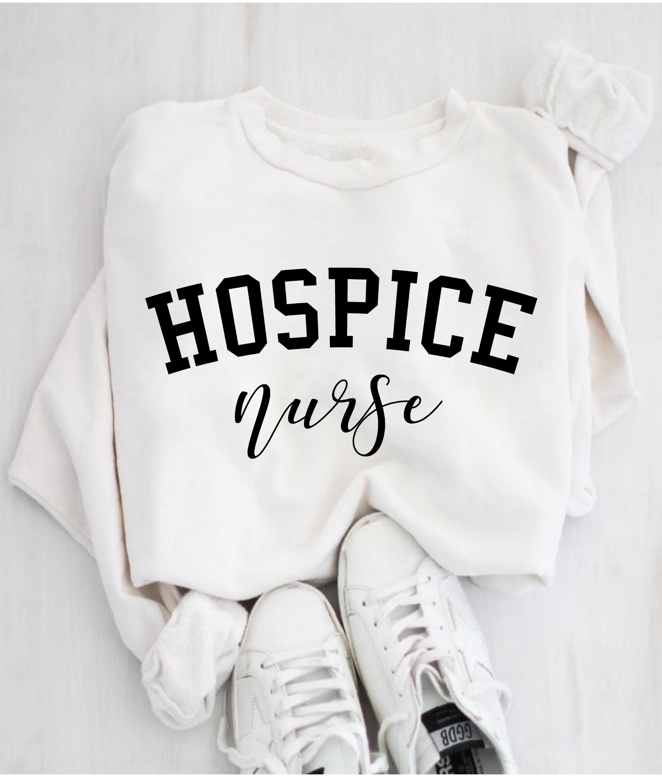 Hospice Nurse Sweatshirt Hospice Nurse Crewneck Sweatshirt Etsy