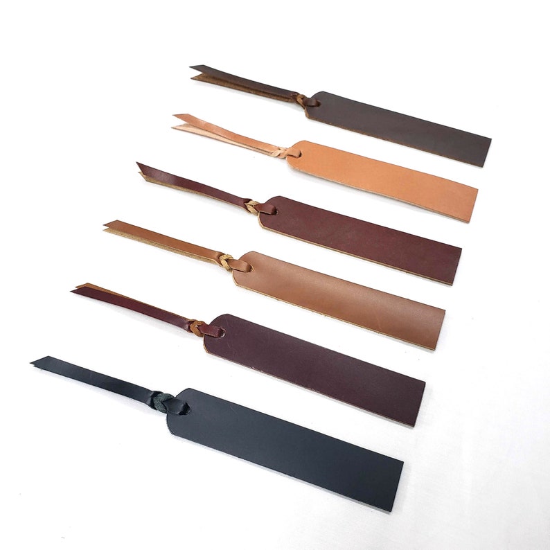 Leather Bookmark Personalized Leather Bookmark Christmas Etsy