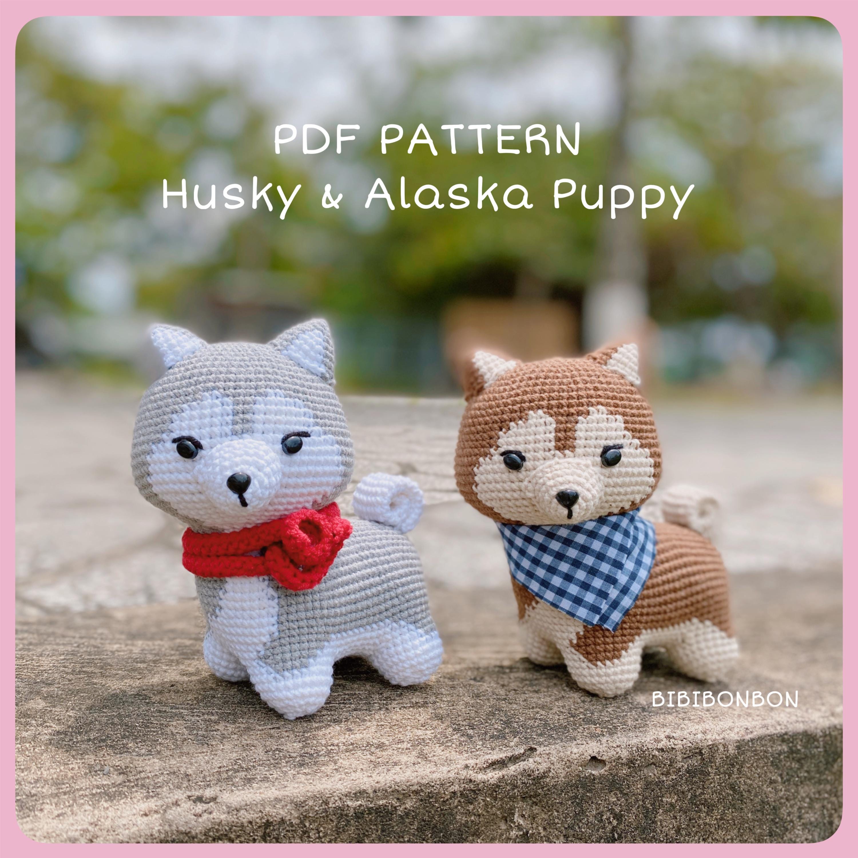 39 Husky Crochet Patterns for Plushies, Loveys, Cup Cozies, and Handmade Gifts 19 Crochet Siberian Husky & Alaskan Malamute Pattern (