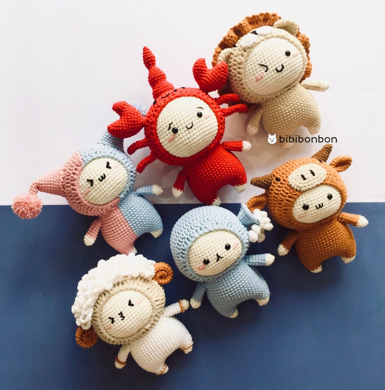 Pattern Bundle 12 in 1 The 12 Zodiac Signs Amigurumi Pattern Etsy