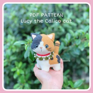 Gehaakt amigurumipatroon lapjeskat: dier met vier poten (pdf, Engels, Español, Português)