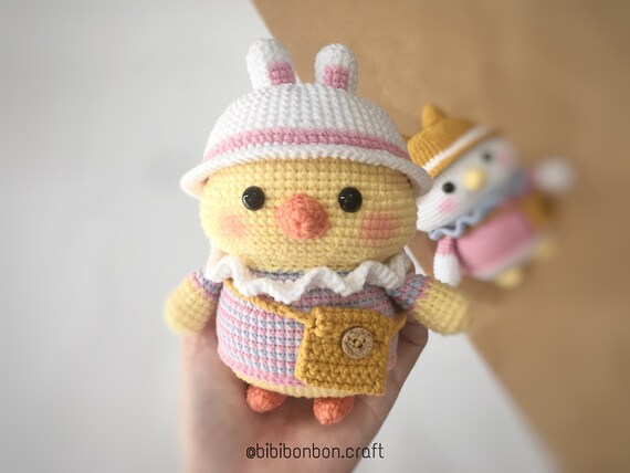 Crochet Chicks Amigurumi Pattern: Nari and Jbee (english) (PDF