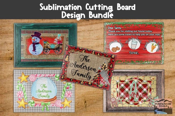 Christmas Cutting Board Bundle, Perfect for Sublimation Cutting Board Blanks  
