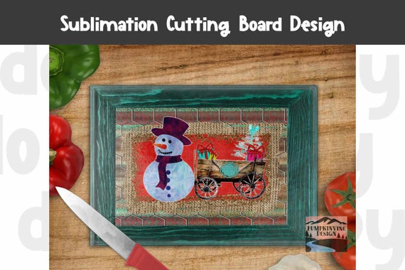 Christmas Cutting Board Bundle, Perfect for Sublimation Cutting