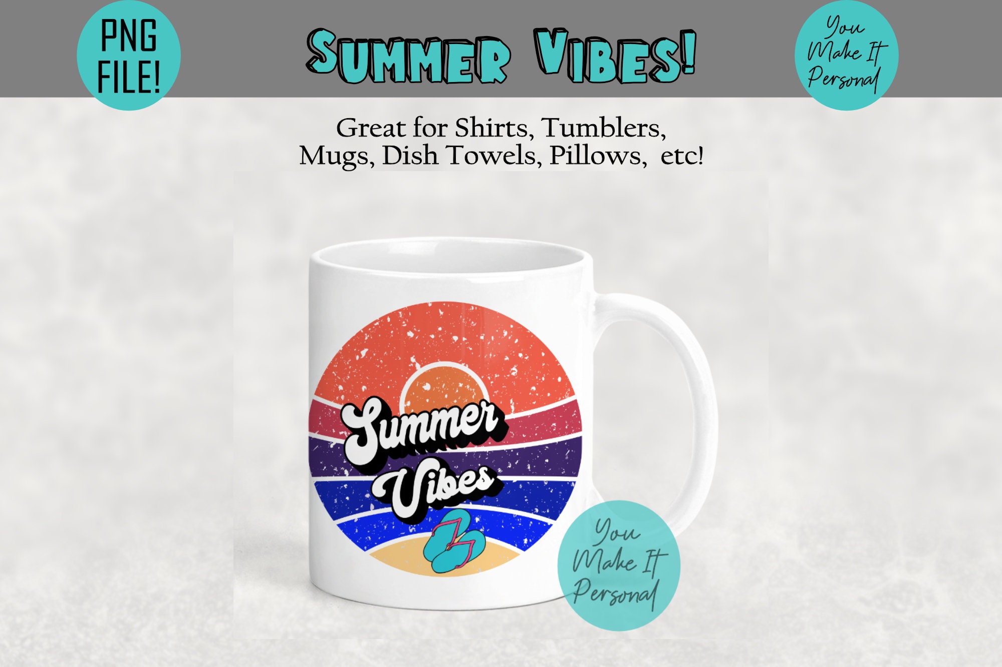 Download Summer Sublimation Bundle Great Retro Designs for Summer ...