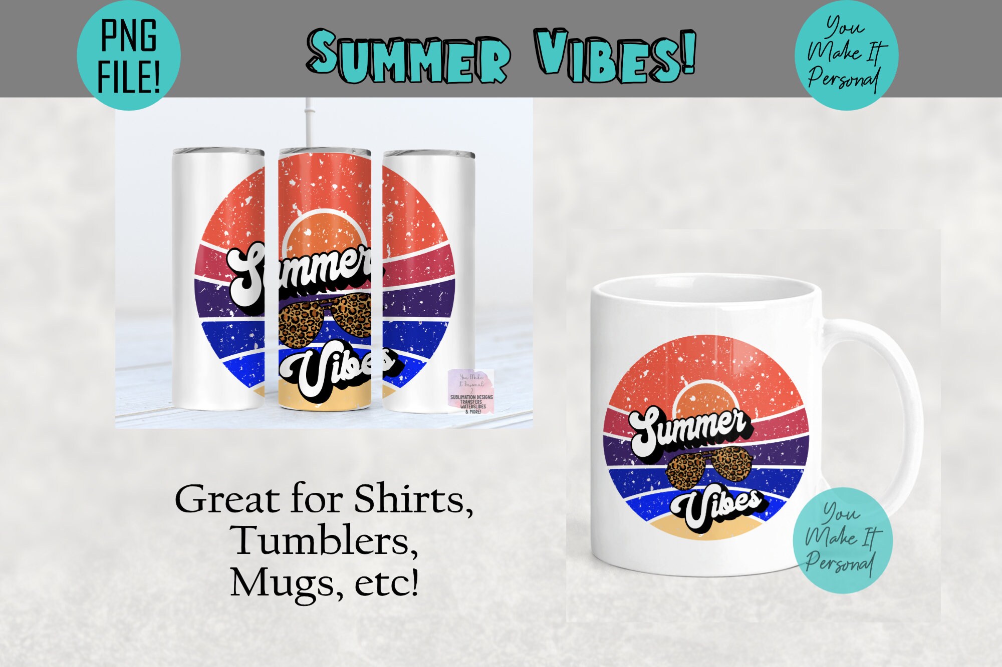 Download Summer Sublimation Bundle Great Retro Designs for Summer ...