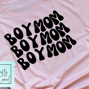 Archivos digitales de Boy Mom •Camisa de mamá de niño •Camiseta de lindo niño mamá •Idea de regalo para mamá de niños •Camisa de regalo de mamá de niño