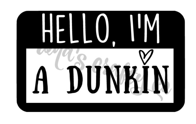 Hola, soy un Dunkin SVG Charli D'amelio fan Dunkins