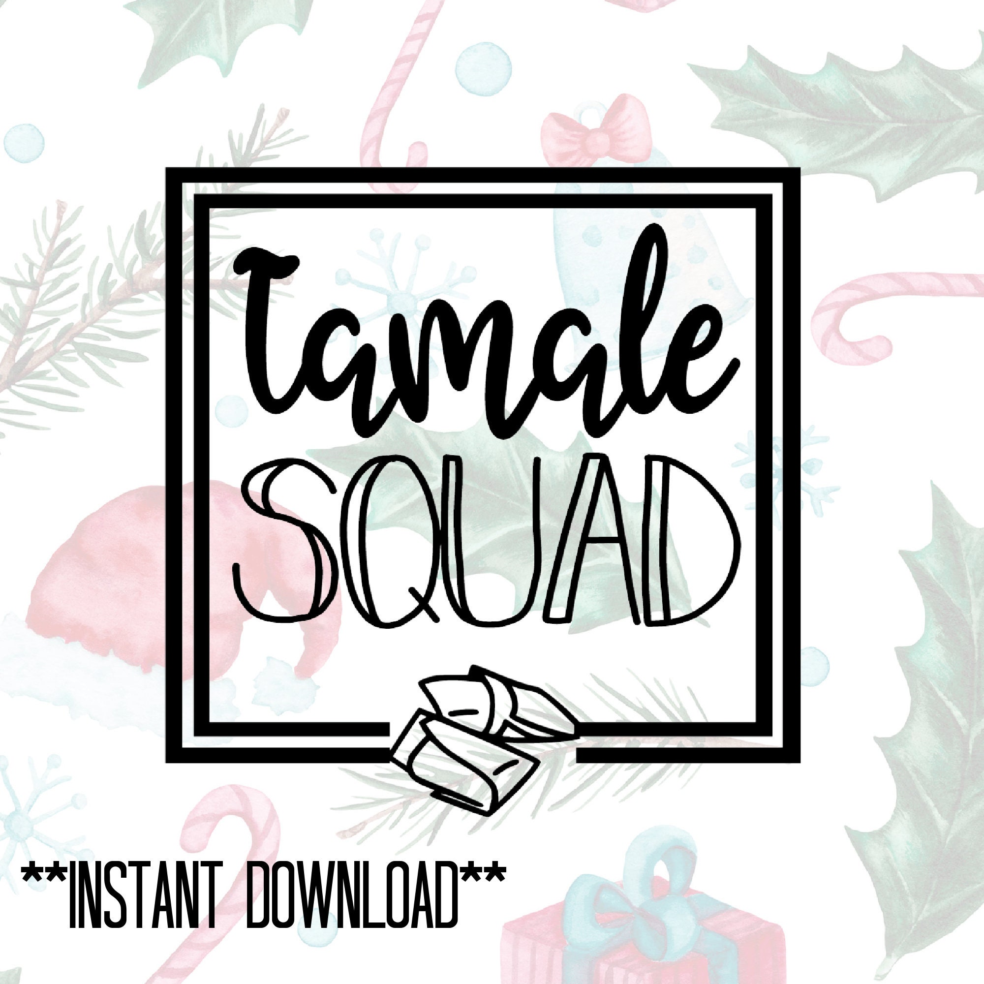 Download Tamale Squad Funny Saying Christmas Apron svg png pdf | Etsy