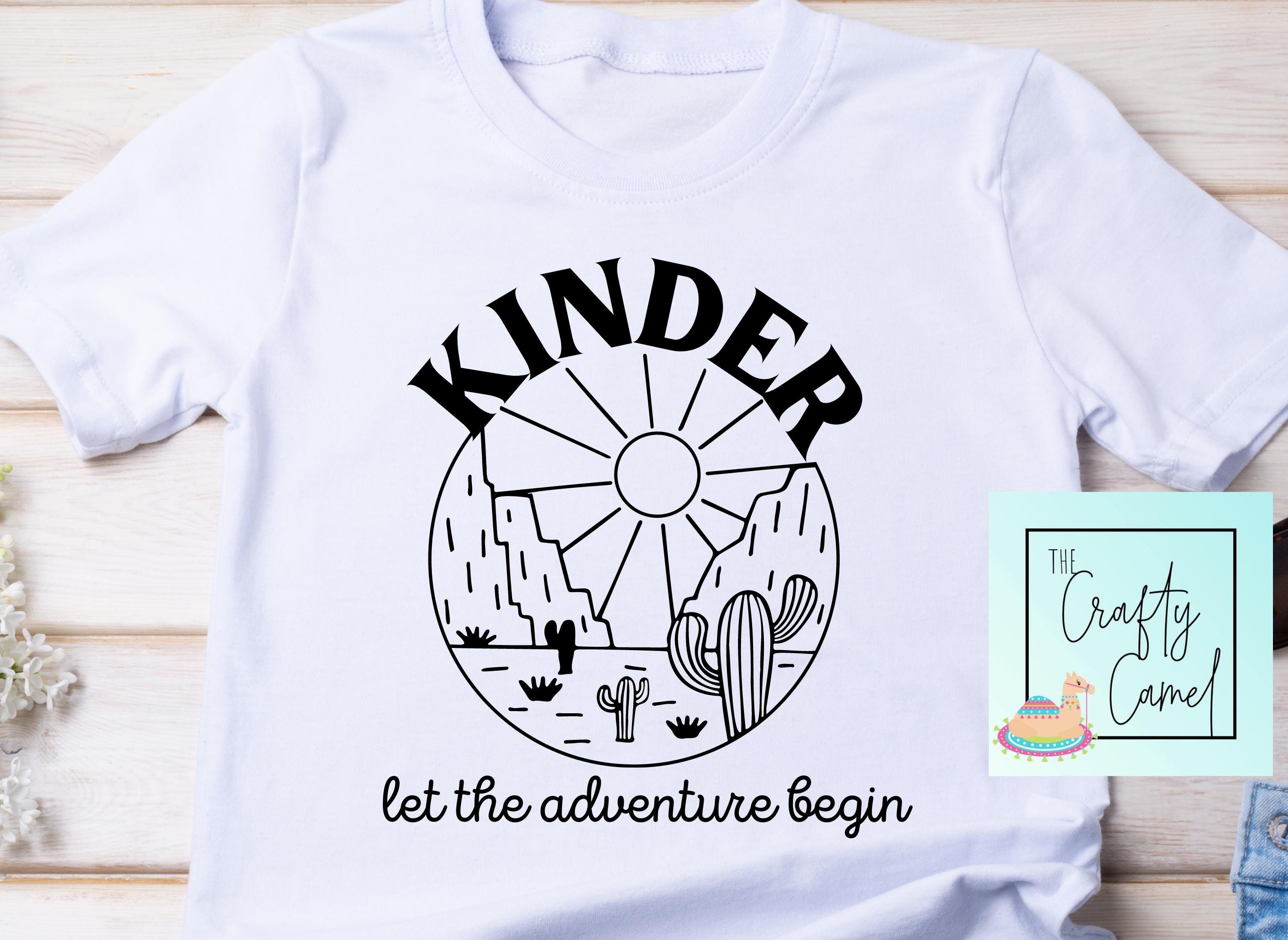 Halve cirkel homoseksueel Kosciuszko Let the Adventure Begin Kinder Shirt Design Kindergarten - Etsy