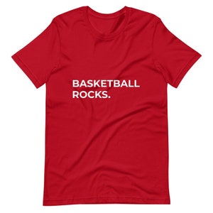 Basketball Rocks. T-Shirt, Basketball Shirt, I Love Basketball Shirt, Basketball Sport Shirt