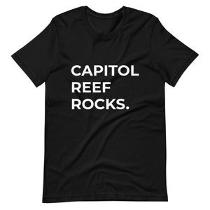 Capitol Reef Rocks. T-Shirt, Outdoors, Outdoor Clothing, Outdoor Apparel, Gift for Outdoorsy Person, Capitol Reef National Park