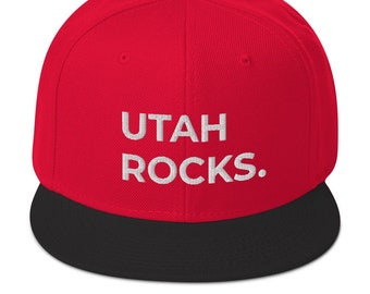 Utah Rocks. Snapback Hat