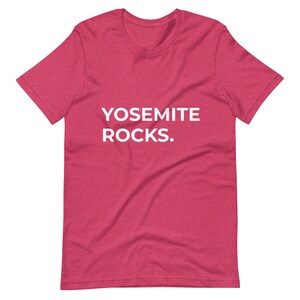 Yosemite Rocks. T-Shirt, Yosemite Shirt, Yosemite National Park, National Park Shirt