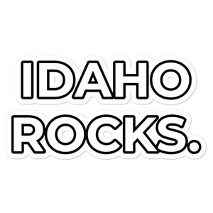 Idaho Rocks. Stickers