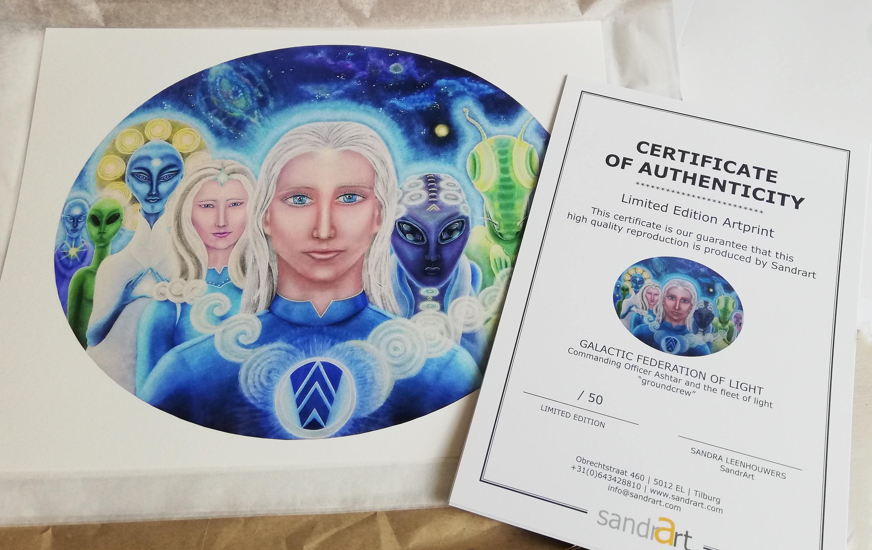 Galactic Federation Of Light PAPER PRINT the Galactic Federation of Light - Etsy UK
