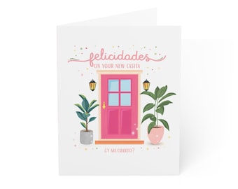 Funny Housewarming Card, Humorous New Home Congratulations, Paper, Envelopes Included