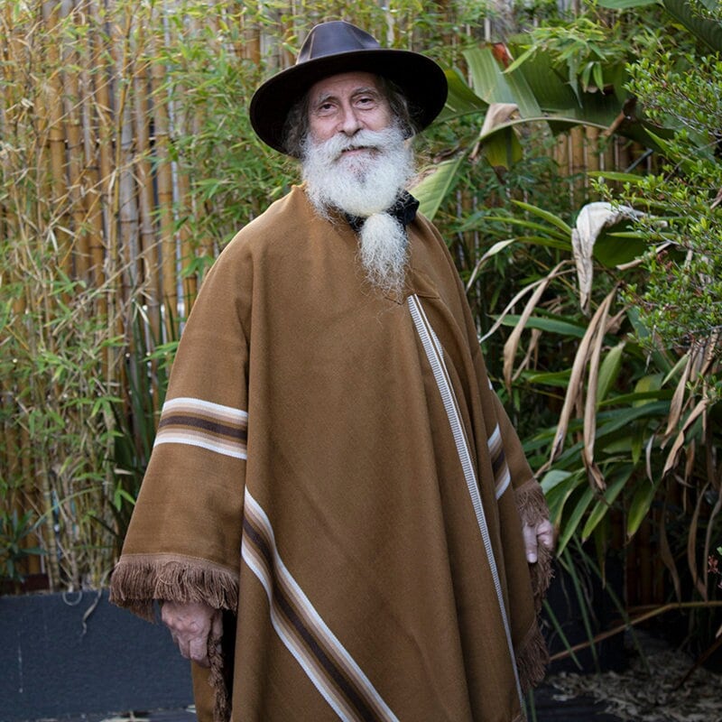 メンズポンチョ。アルゼンチンの手作りポンチョ。「ポンチョ