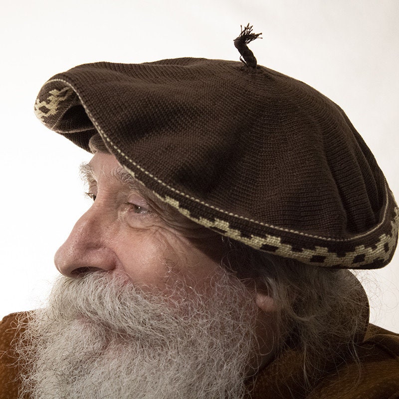 Cotton Beret With Pampa Guard. Gaucho Beret. UNISEX Cotton - Etsy UK