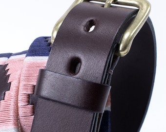 Polo style belt. Pampa guard belt. Guard belt, hand-sewn. Enjoy this beautiful handmade belt, made in Argentina