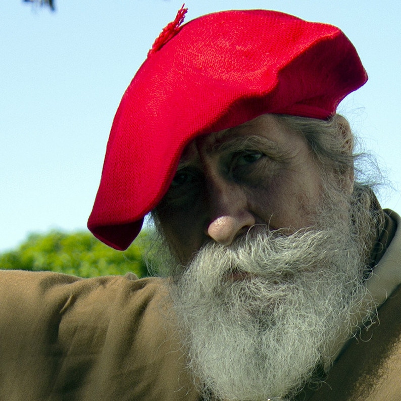 Béret tissé avec du fil de coton. Béret gaucho. Béret en coton UNISEXE. Fabriqué en Argentine. image 5