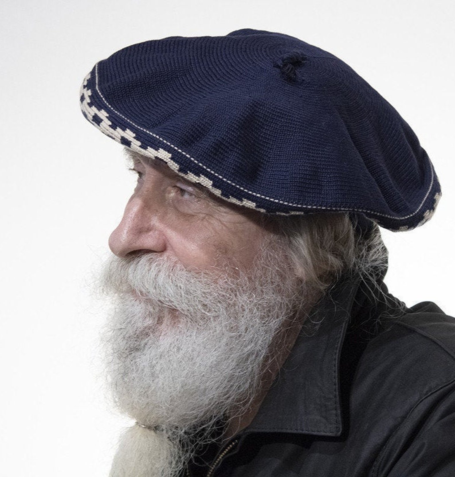 Cotton Beret With Pampa Guard. Beret Gaucho. UNISEX Cotton | Etsy