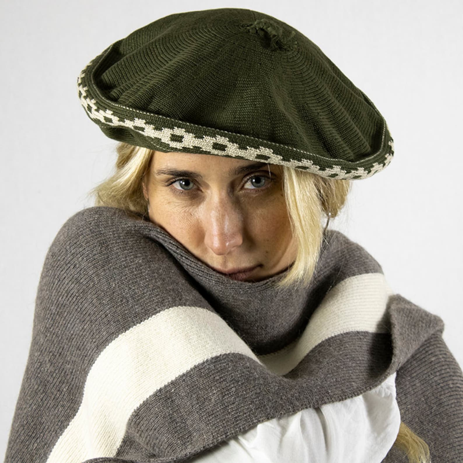 Cotton Beret With Pampa Guard. Gaucho Beret. UNISEX Cotton | Etsy