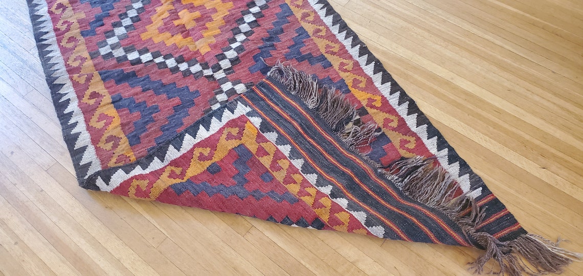 Native American Indian Indigenous Flat Weave Flatweave Kilim Hand Made