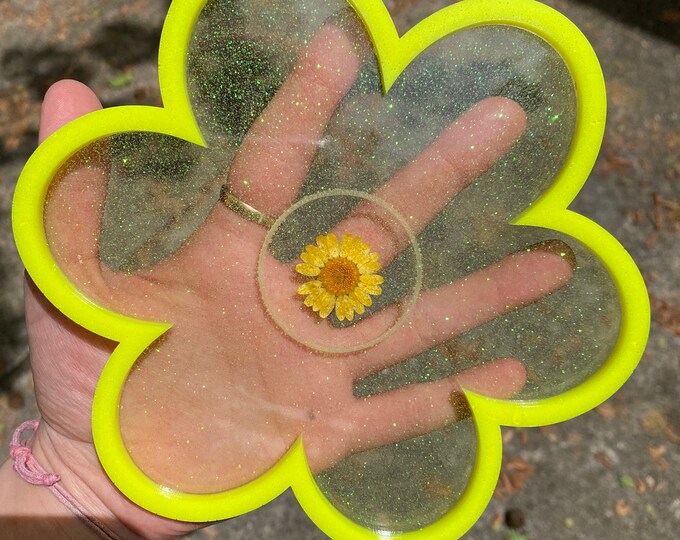 Vintage Refurbished Pressed Flower Tray | Etsy