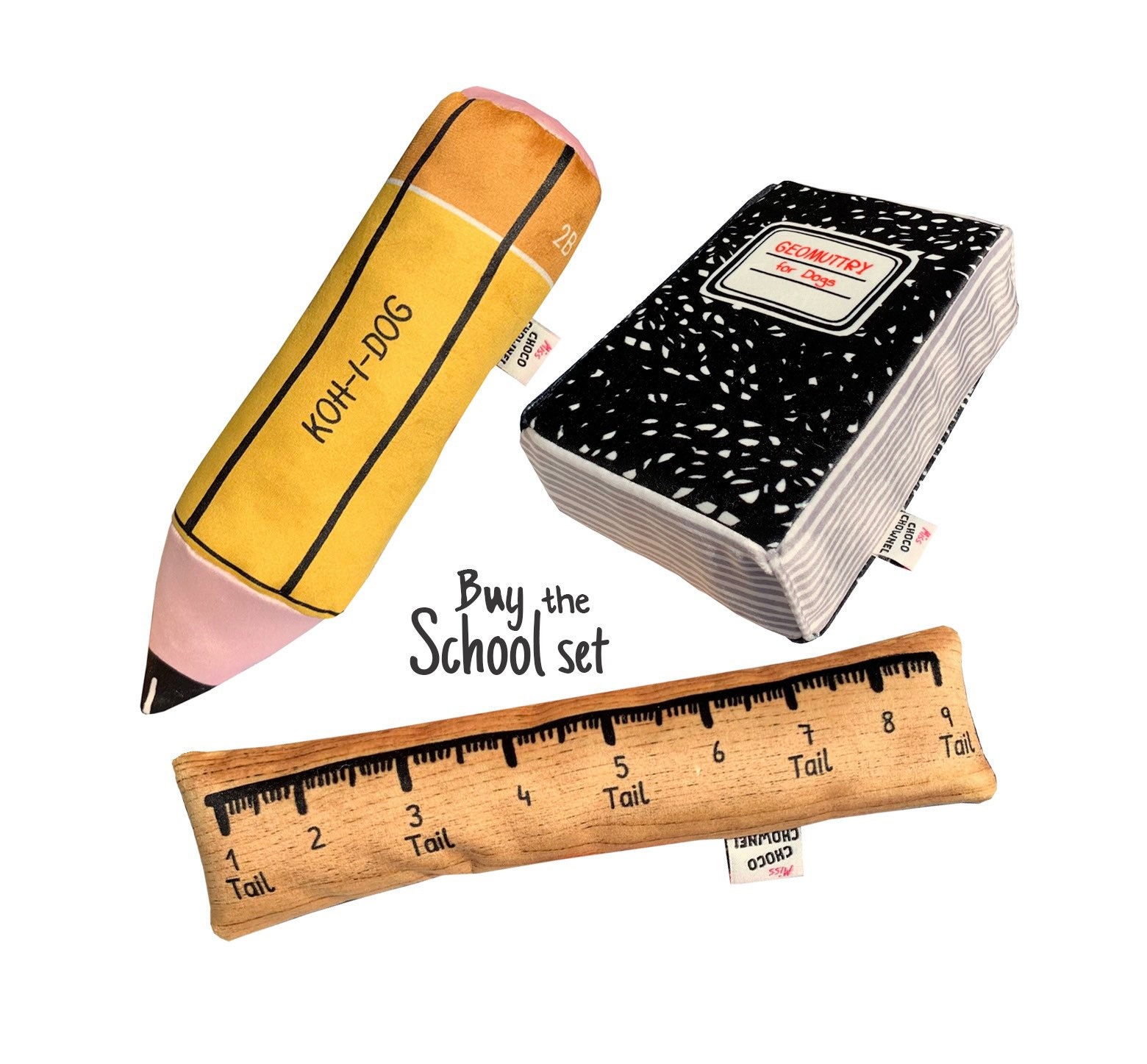 Buy the school Dog Toy Set Handmade Dog Toys Parody Dog Etsy UK