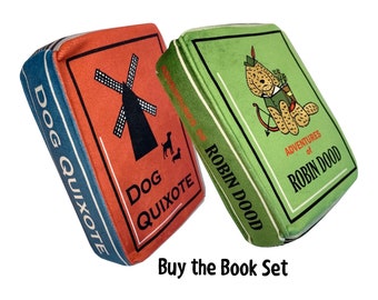 Buy the Classic book set, funny book toy, parody dog toy, book dog toy, book gift toy, parody book toy christmas dog gift