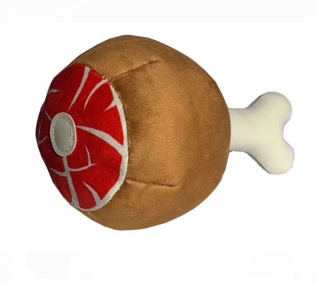 Chicken Drumstick Dog Toy, Funny Dog Toy, Parody Dog Toy, Valentin Day Pet Gift, Food Dog Toy